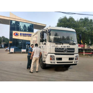 Camion compacteur de déchets solides garanti 100% Dongfeng 12cbm